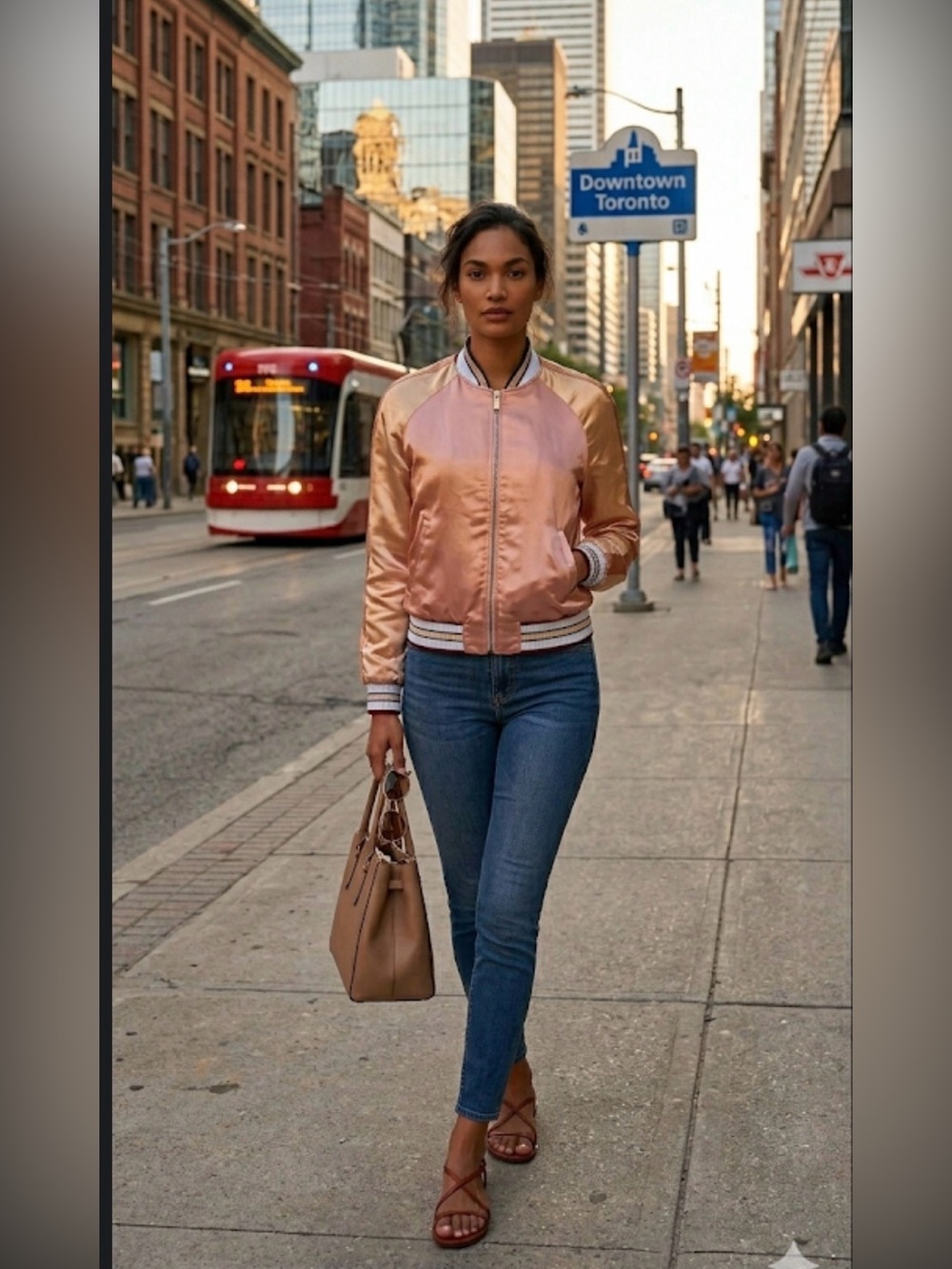 Pinko Bomber Pink Size 4  70's Inspire, Farrah Fawcett  Chic.